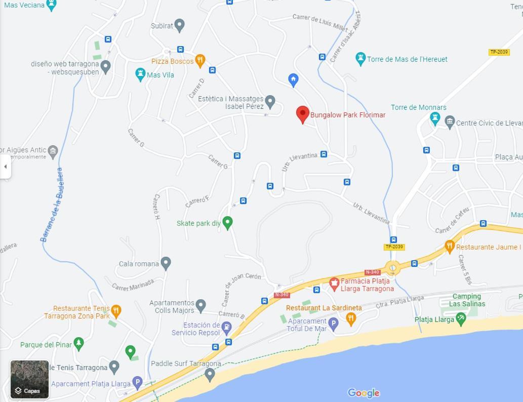 Acogedor Bungalow Park Florimar Tarragona Eksteriør billede