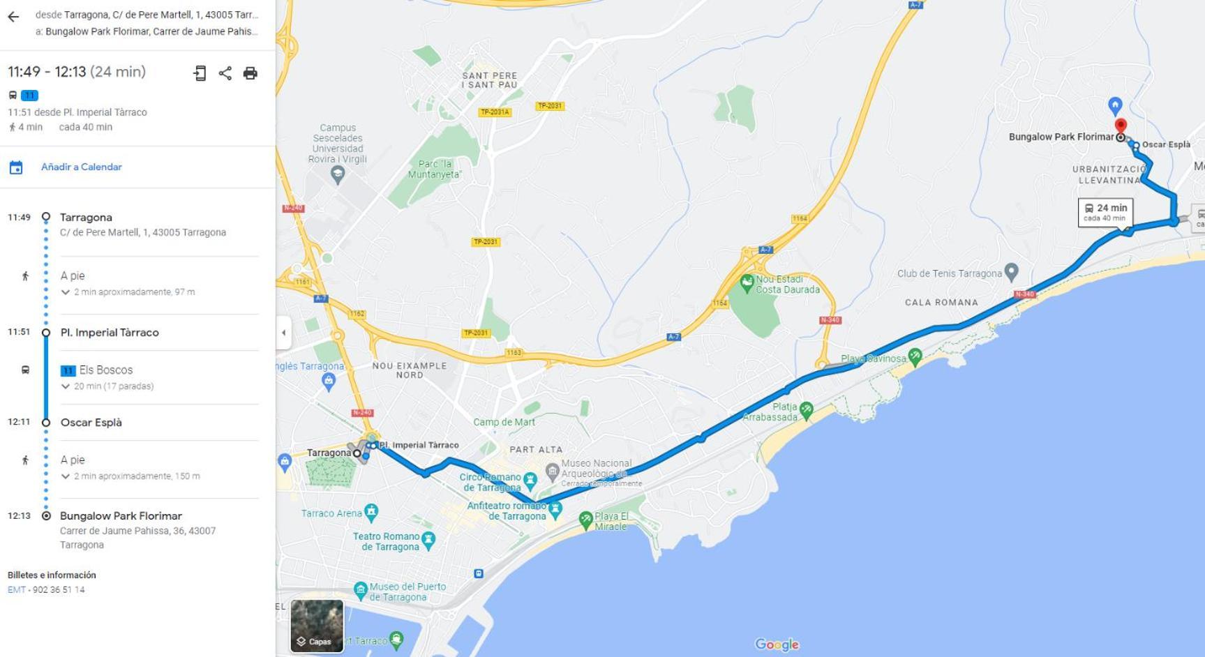 Acogedor Bungalow Park Florimar Tarragona Eksteriør billede